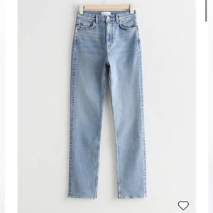 & Other Stories Straight Leg Jean size 29